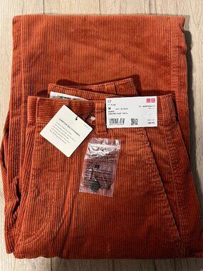 Uniqlo/ Comptoir Des Cotonniers, Corduroy Wide Pants Orange